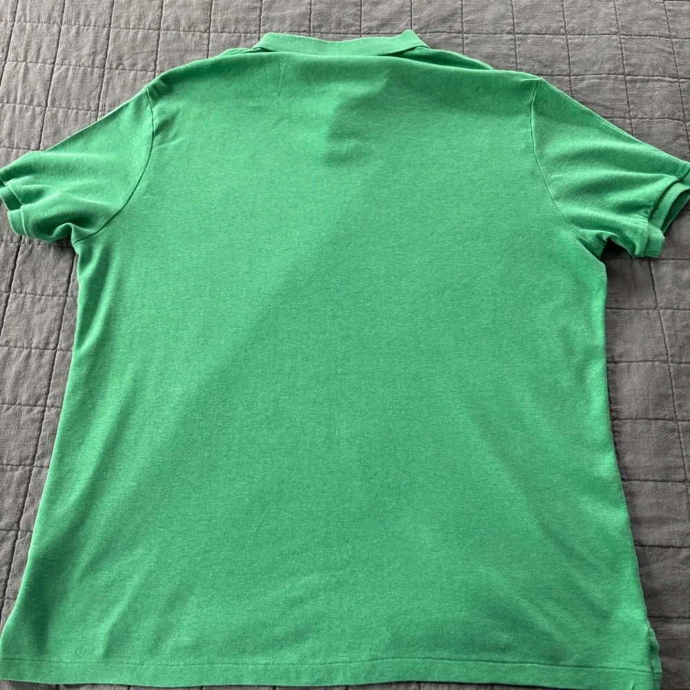 Polo Ralph‎ Lauren Polo Shirt Men's XL 100% cotton green short sleeve EUC
